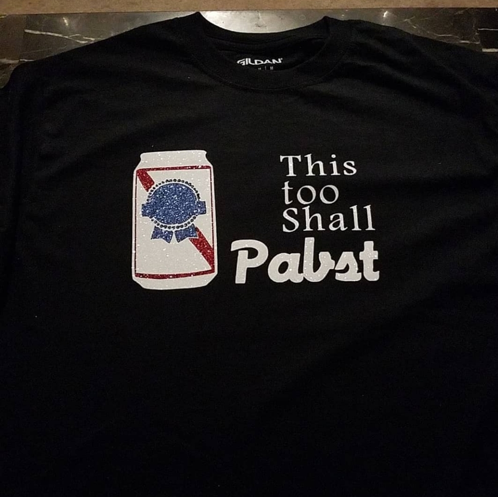 Glitter this to shall Pabst